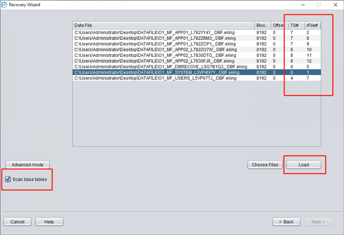 DBRECOVER for Oracle Recovery Scenario: Ransomware malware encrypts and damages datafiles